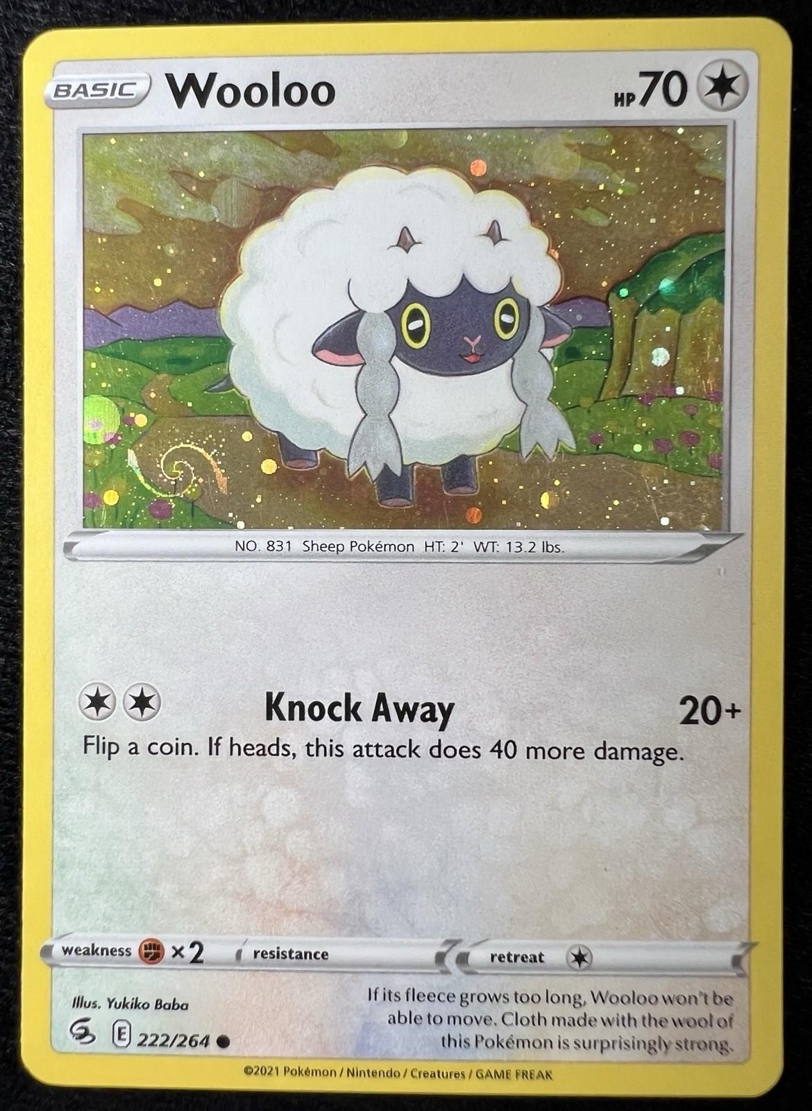 Fusion Strike Wooloo [Cosmos-Holo] Pokémon card